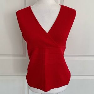 Evie Fitted Red Tank